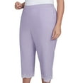 thumbnail image 4 of Alfred Dunner Womens Plus-Size Eyelet Embroidered Capri, 4 of 4