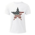 thumbnail image 4 of WREESH Men's Star & Striped T-Shirt USA Flag Lightweight Summer Athletic Top Muscle Tees, 4 of 5