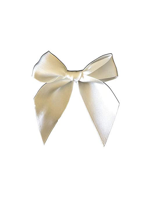 satin ribbon ivory