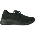 thumbnail image 2 of vangelo Women Professional Slip Resistant Lace Up Work Sneaker for Food Service Health Care Nurse ARIA-1 Black, 2 of 7