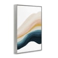 thumbnail image 4 of Stupell Industries Peach Swirl Abstraction Abstract Painting Gray Framed Art Print Wall Art, 12 x 18, 4 of 10