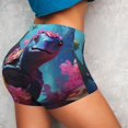 thumbnail image 2 of Sikiie Lively Cute Turtle Print Workout Shorts Women Scrunch Butt Gym Shorts Seamless High Waist Tummy Control Yoga Biker Athletic Shorts, 2 of 5