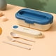 thumbnail image 3 of onlyliua Ofertas Del Día Liquidación Prime Canadá Fiambrera Bento de Tres Formatos Convajilla Fiambrera de Plastico Separada Paraestudiantes y Trabajadores de Oficina Fiambrera Portátil para Microond, 3 of 4