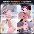 thumbnail image 5 of REQO Compatible with iPhone 16E Case with Invisible Magnetic O-Ring Stand Military-Grade Translucent Case for iPhone 16E 6.1" 2025 [Compatible with Mag-Safe][Great Grip Feeling], 5 of 9