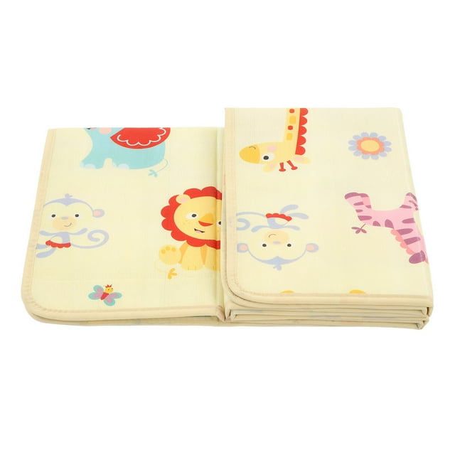Alfombra de Bebé Plegable, Actividad de Bebé Playmats Resistente a la Tierra Extra Grande Sin Olor para Interiores