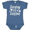 thumbnail image 3 of Inktastic Saint Patrick's Day Sassy Lil' Lassie with Shamrocks Boys or Girls Baby Bodysuit, 3 of 5