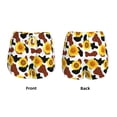 thumbnail image 6 of Goofa Cow Print Sunflower Printed Women 2 in 1 Running Shorts,Quick Dry Athletic Workout Shorts,High Waisted Athletic Shorts with Liner Pockets-Small, 6 of 9