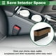 thumbnail image 4 of Relleno de Espacio para Asiento de Automóvil Universal con Soporte para Taza, Organizador de Espacio para Asiento, Accesorios de Almacenamiento, Cuero, Marrón, 4 of 6