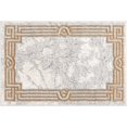 Well Fairmont Collection Huntington Grey Gold & Ivory Marble Border