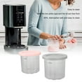 thumbnail image 4 of Ice Cream Pints Cup, 2PCS 600ml NC299AMZ NC300s Series Frozen Foods Storage Jar Free From BPA Reusable Yogurt Practical Ice Cream Pints Cup for Soup Dessert, 4 of 7
