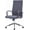 Grey, variant on High Back Office Desk Chair, PU Leather Executive Computer Chair with Wheels, Modern Ergonomic Height Adjustable and 360-Degree Swivel, Grey.