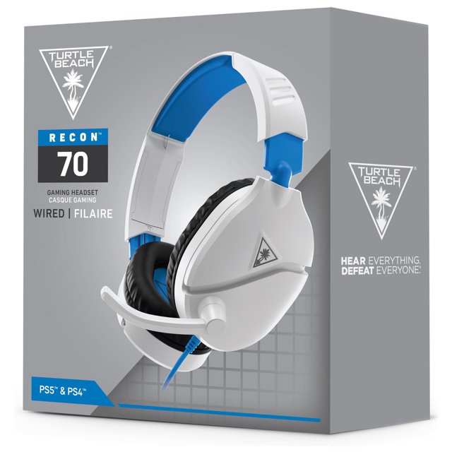 Turtle Beach® Recon 70 Gaming Headset for PS4™ Pro, PS4™, and PS5™ White