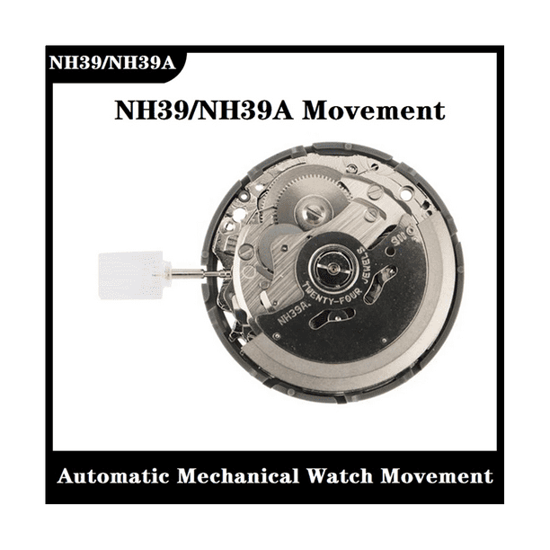 NH39 NH39A Watch Movement Supporting Date Setting High Precision Automatic Mechanical Watch Movement NH39 Replacement Walmart