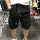 thumbnail image 5 of Pantalones cortos para hombre, multibolsillos, negros, talla grande, pantalones cortos cargo para hombre, pantalones cortos holgados Harajuku de gran tamaño, ropa de moda 2024, ropa de calle, 5 of 5