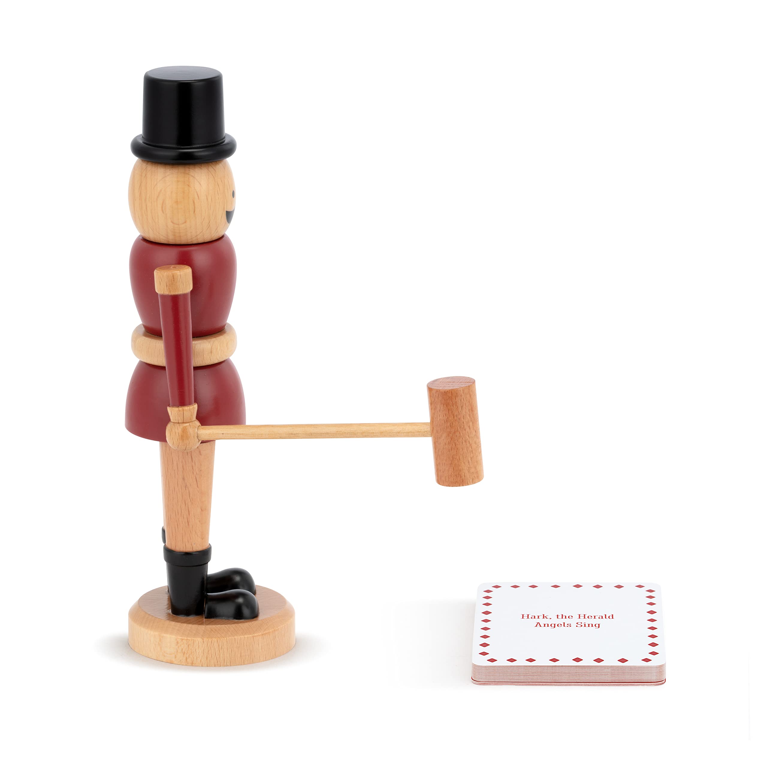 DEMDACO Get Crackin' Red, Black, Natural Brown Holiday Activity Musical Guessing Game