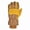 Brown, variant on Caiman Winter MAG, Pig Grain Leather Multi-Activity Gloves, Heatrac Insulation, Waterproof, Padded G-Grip, Kontour Design, Black/Gold, X-Large 2960-6