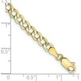 thumbnail image 2 of 14K Yellow Gold 4.5mm Semi-Solid Curb with Lobster Lock Chain - 24", 2 of 4