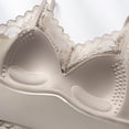 thumbnail image 5 of Afdoent Bras for Women Lace Push Up Bra Adjustable Straps Fixed Cup Satin Wirefree Comfy Everyday Bra, 5 of 7