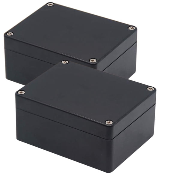 Caja de conexiones Zulkit, paquete de 2 unidades, IP65, ABS, 11,5 x 9 x 5,5 cm