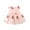Pink, variant on Odeerbi 6M-3Y Toddler Girls Cute Dresses Cotton Dress Summer Sleeveless Floral Fruit Embroidered Ruffle Cap Sleeve Dress Baby Clothes White