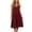 Wine, variant on Tqcoqu Women's Spaghetti Strap V Neck Midi Dress with Side Pockets,2026 Loose Casual Summer Tank Dresses,Black Women's S-XXL