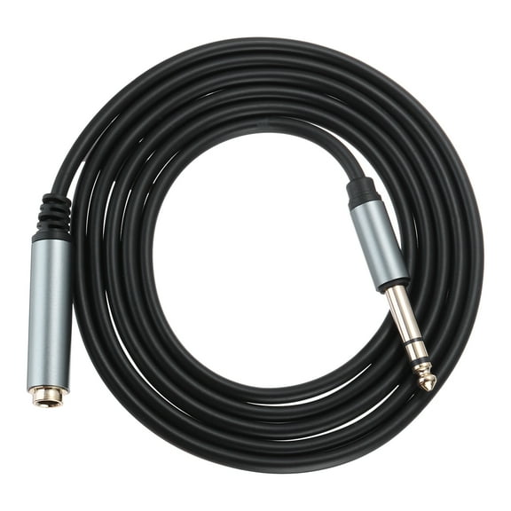 6.35mm 1/4" TRS Male to Female 6 Feet Stereo HiFi Cord Audio Aux Jack Cable 1/4 Inch Extension Cable TRS