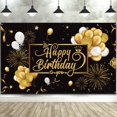 thumbnail image 1 of Happy Birthday Banner Sign Birthday Photo Backdrop Background for Birthday Party Decoration Supplies, 1 of 3