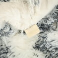 thumbnail image 6 of Beautynvta Faux Fur Throw Blanket, Fuzzy Lightweight Long Hair Shaggy Blanket, Fluffy Cozy Plush Fleece Comfy Microfiber Fur Blanket for Couch Sofa Bed, 27.6''x19.7'', 6 of 6
