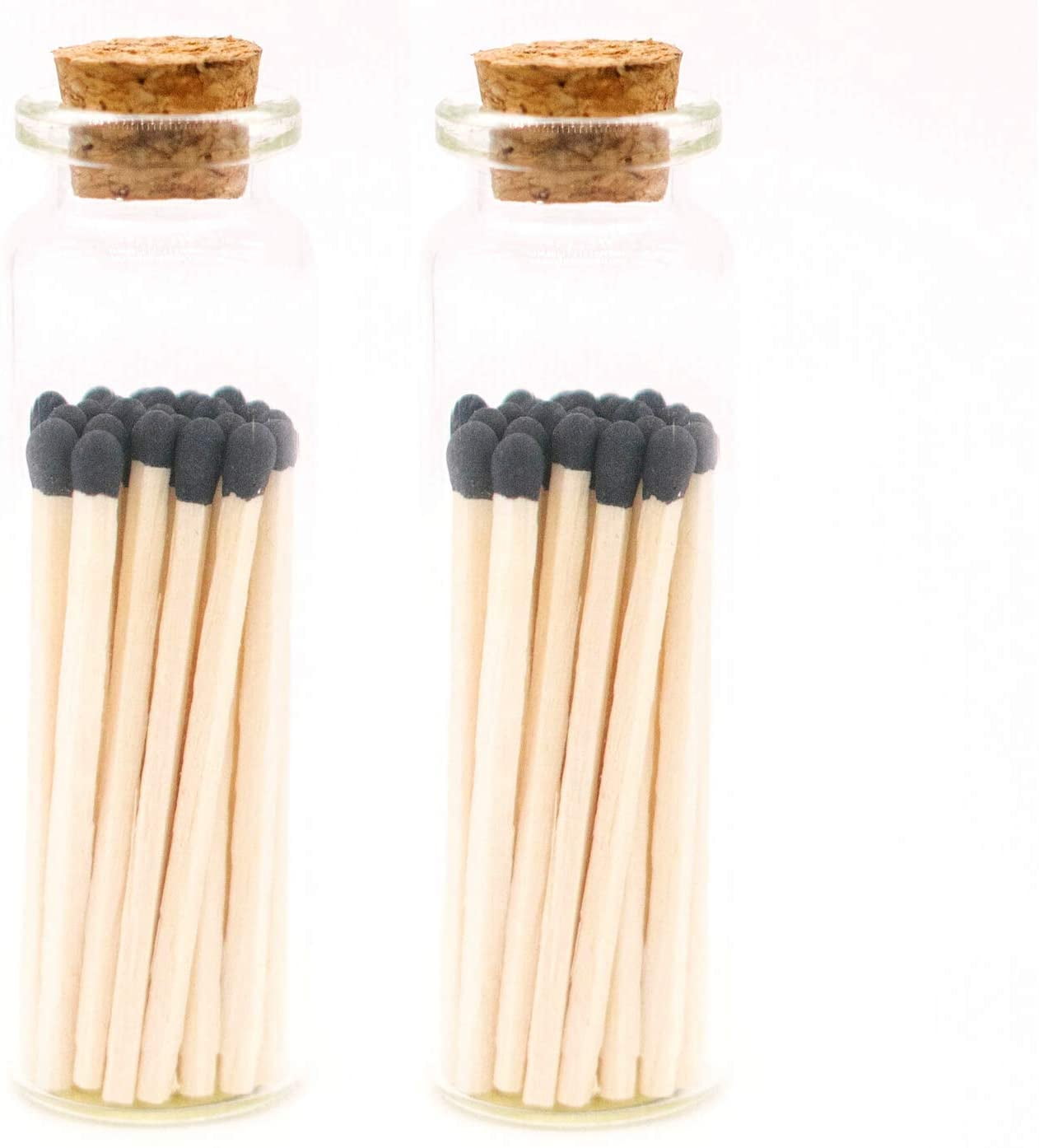  Made Market Co. Safety Matches Refills, Approx. 100 3.5” Wood  Colored Tip Matchsticks for Candle & Decor, Includes Striker For Placement