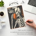 thumbnail image 4 of Acrylic Writing Board Silver 12.5*9 Inch Clipboards Transparent Acrylic Material Suitable For Office Classroom Teachers Fashion Bloggers Stationery Enthusiasts Skeleton Drinking Coffee Pattern, 4 of 9