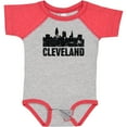 thumbnail image 3 of Inktastic Cleveland Skyline Grunge Boys or Girls Baby Bodysuit, 3 of 5