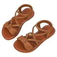 thumbnail image 5 of Zshosam Toddler Sandals Girl Boys Girls Sandals Open Toe Summer Outdoor Unisex Child Sport Sandals Athletic Lightweight Toddler Little Kid Big Kid Size 2,(Brown Big Kids 2), 5 of 6
