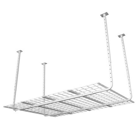 Hyloft 60" x 45" Ceiling Mounted Storage Shelf, White