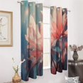 thumbnail image 3 of Flower (68) Blackout Window Curtains for Bedroom Living Room Kicthen High Shading 2 Panels, 3 of 6