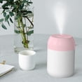 thumbnail image 2 of Mini humidificador portátil, pequeño humidificador de niebla fría con luz nocturna, humidificador de escritorio personal USB para dormitorio de bebé (rosa), 2 of 5