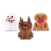 Fuggler Festive Fuggs 9 inch (Gingerbread) Soft Plush, Ugly Monster Stuffed Animal Toy by ZURU