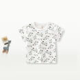 thumbnail image 2 of TAIAOJING Boys Short Sleeve T-Shirts For Toddler Soft Casual Tees With Prints For Everyday Wear And Outdoor Activities Classic 6-12M, 2 of 9