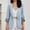 Sky Blue, variant on hoksml Blazer Jackets for Women Casual Solid Long Sleeve Womens Blazer Coat Cardigan Suit Long Sleeve Jacket Tops on Clearance