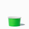 thumbnail image 2 of UNIQ 4 oz Green Ice Cream Cups - 1000/Case, 2 of 2