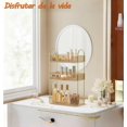 thumbnail image 2 of Organizador de Encimera de Ba&ntilde;o de 3 Niveles, Bandeja de Cambiador para Cosm&eacute;ticos Estante de Maquillaje para Tocador, caja de maquillaje ideal para dormitorios, ba&ntilde;os, 2 of 7