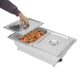 thumbnail image 5 of Rectangular Electric Chafing Dish, Buffet Food Warmer, Stainless Steel Chafing Dishes with Adjustable Temperature Control, for Wedding, Party (2 Compartments, 9.5QT), 5 of 20