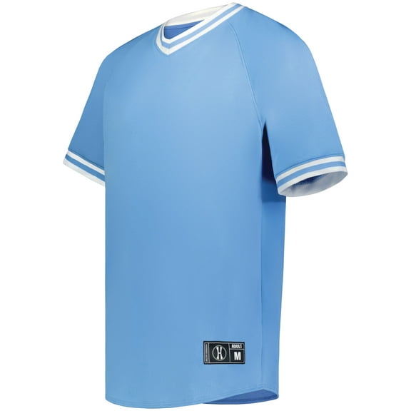 Holloway Sportswear M Boys Retro V-Neck Baseball Jersey University Blue/White 221221