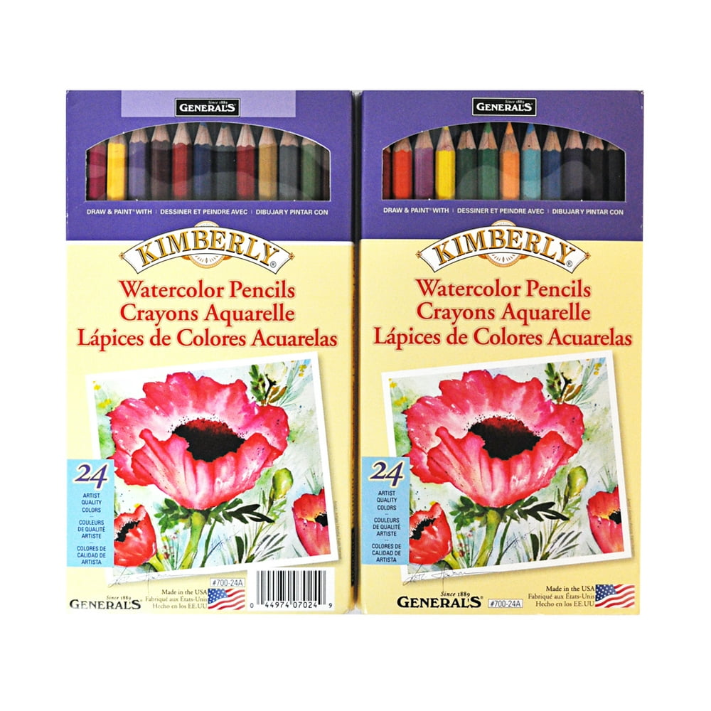 Kimberly 24 Watercolor Pencils
