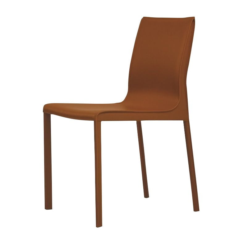 Mobital Fleur Leather Dining Chair in Black - Walmart.com