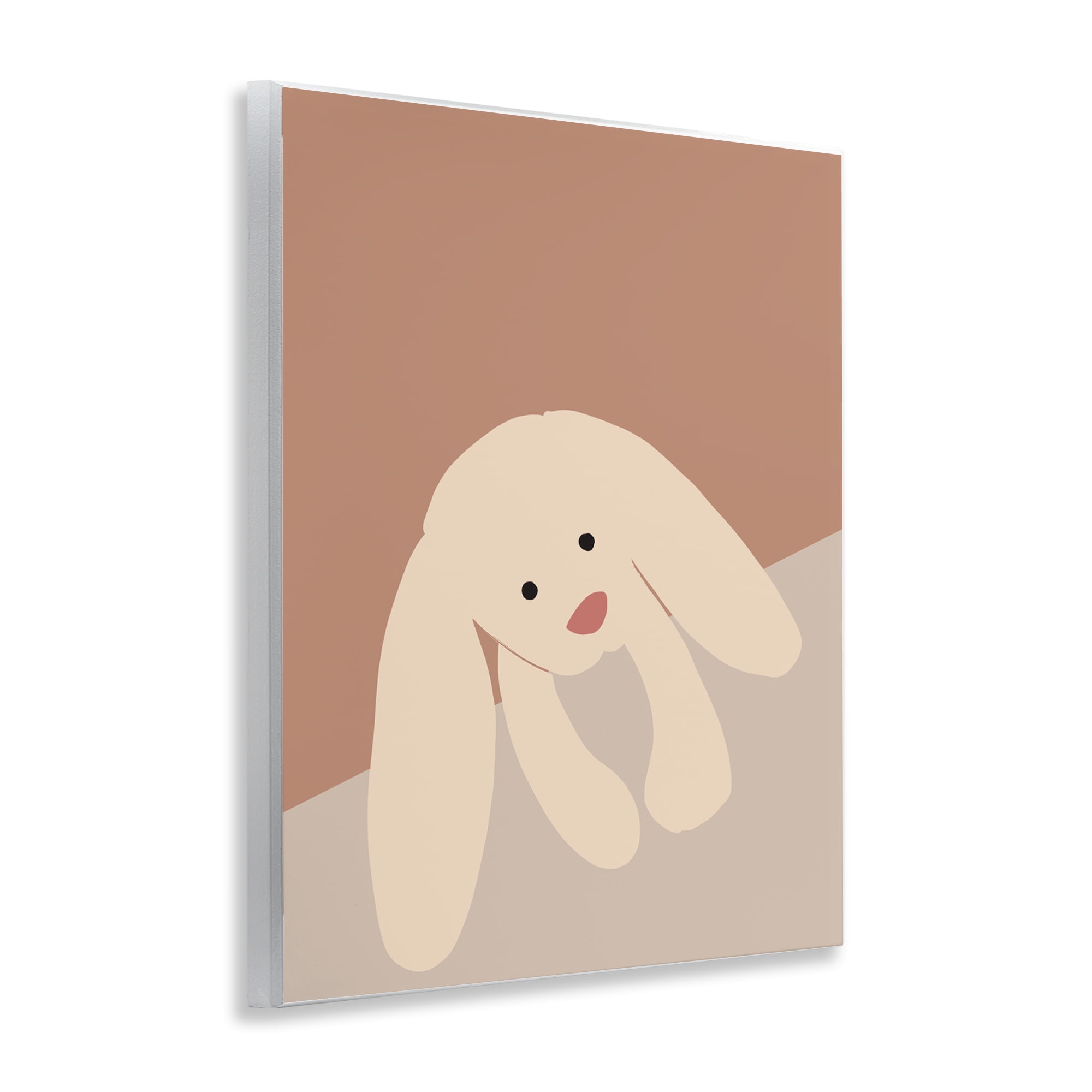 Stupell Industries Simple Floppy Bunny Animals & Insects Painting Unframed Art Print Wall Art, 11 x 14
