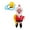 A, variant on PVC Inflatable Santa Doll, Christmas Ornaments, Christmas Outdoor Inflatable Decoration - With Inflatable Tube