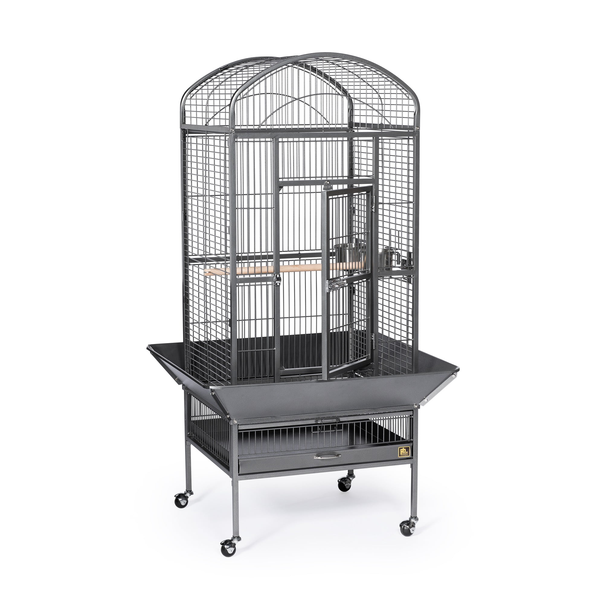Prevue Pet Products Medium Dome Top Bird Cage - Black 34521
