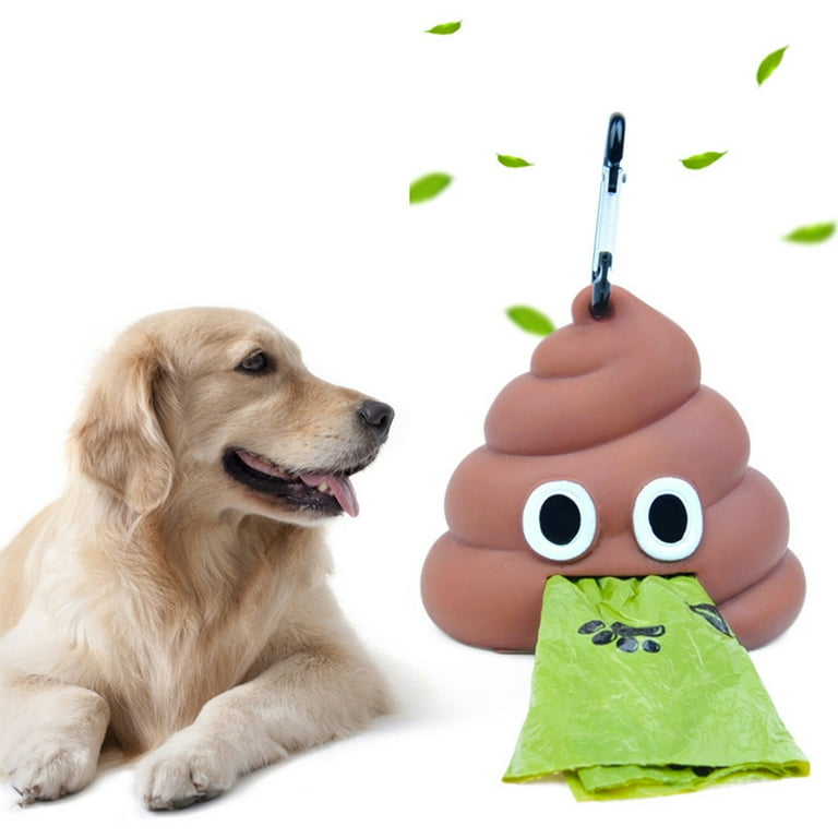 Dog Poop Garbage Bag Container Soft Puppy Waste Holder Portable