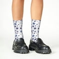 thumbnail image 4 of Naloa blue Snowflake Prints Kids Socks Unisex Kids and Toddlers' Crew Socks, ,1 Pairs, 4 of 5