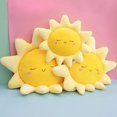 thumbnail image 3 of Bonita almohada de peluche con forma de sol, suave y creativa, para coche, para decoración del hogar, para niños, almohada de peluche con forma de nube, 3 of 5